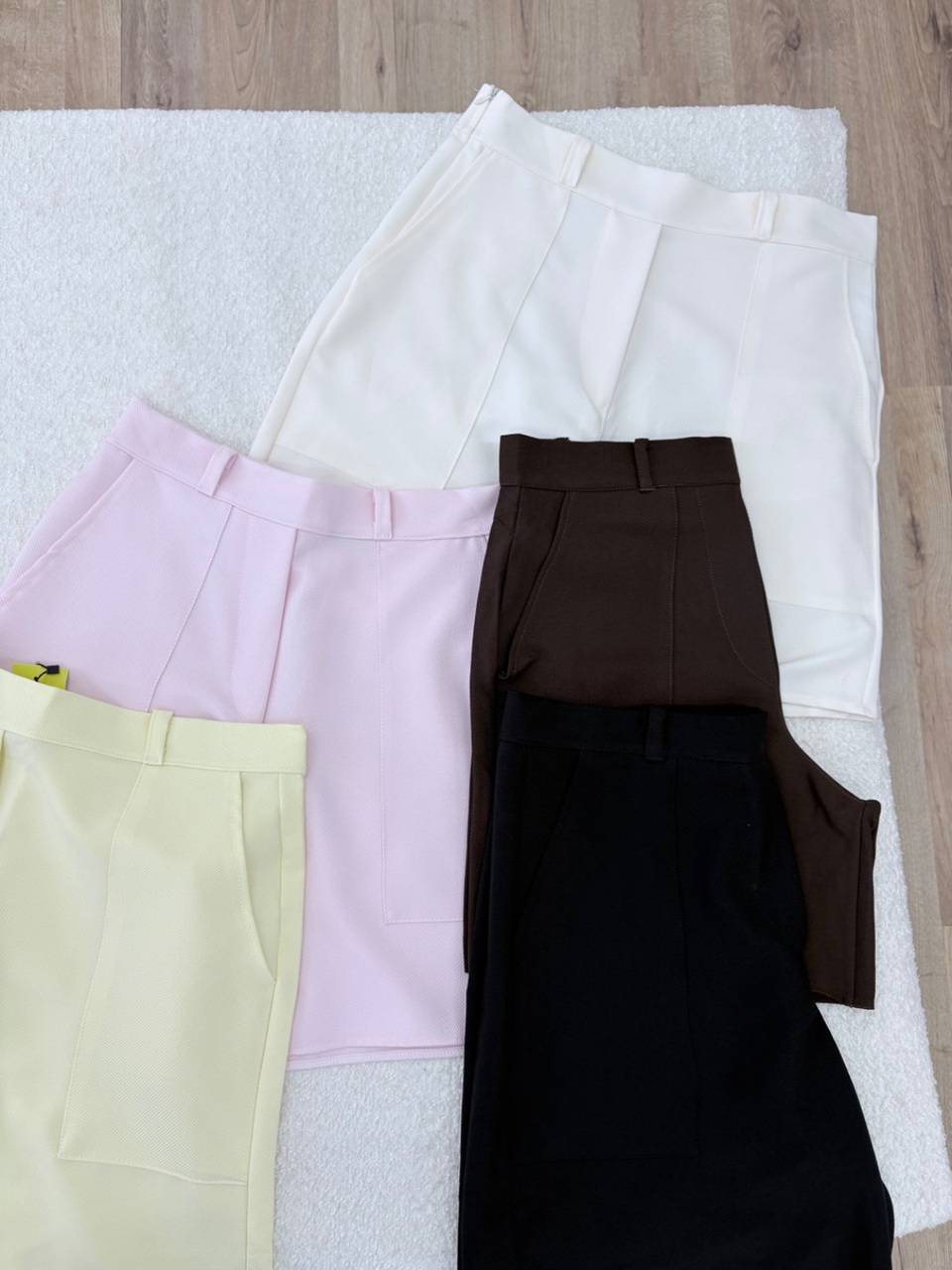 شلوارک جیبدار مجلسی مازراتی کج راه زنانه-دخترانه  3232